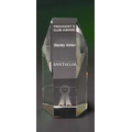6" Hexagonal Tower Crystal Award